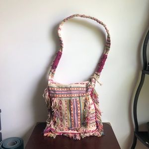 Billabong Woven Surf Tote with Fringe